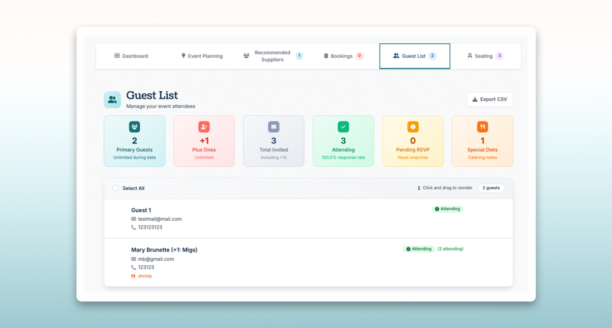 kaganapns guest list tool