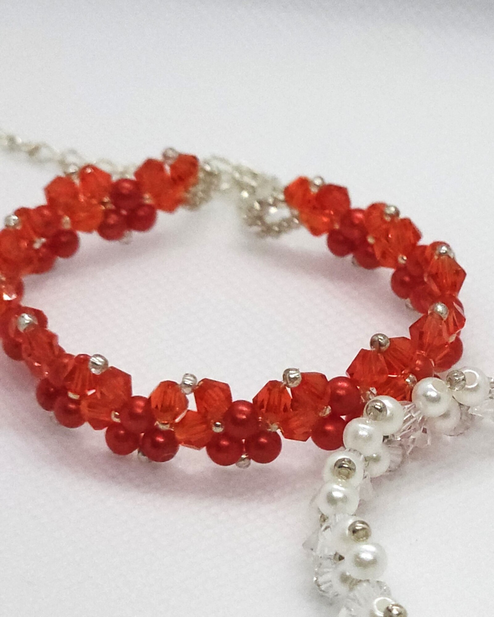 Ruby Starlace Crystal Bracelet