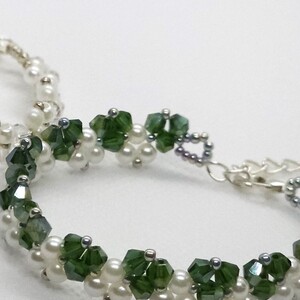Emerald Starlace Crystal Bracelet