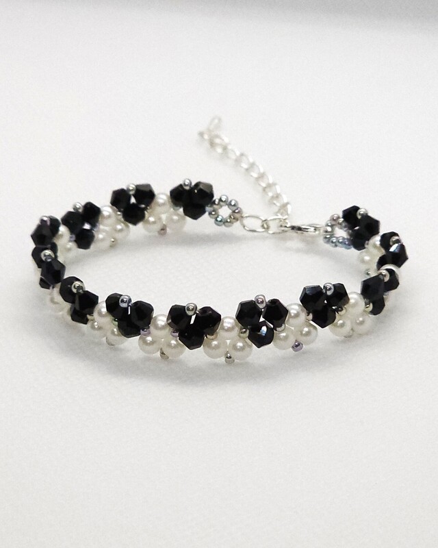 Onyx Starlace Crystal Bracelet